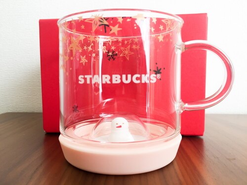 ホリデー2017シリコンボトムグラスマグスノーボーイ355ｍl