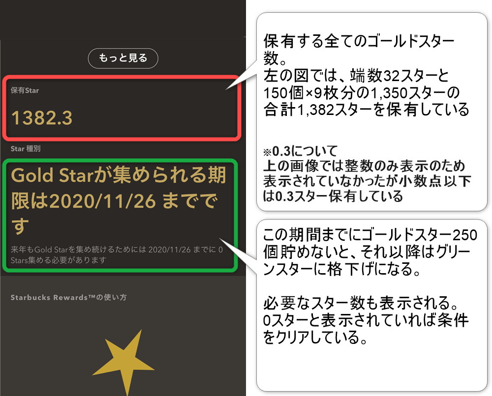 ゴールドスターの詳細画面２