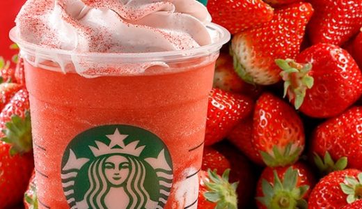 【ドリンク＆フード】4/12より史上最高にイチゴが堪能できるフラペチーノが登場：StrawBerryVeryMuch Frappuccinor