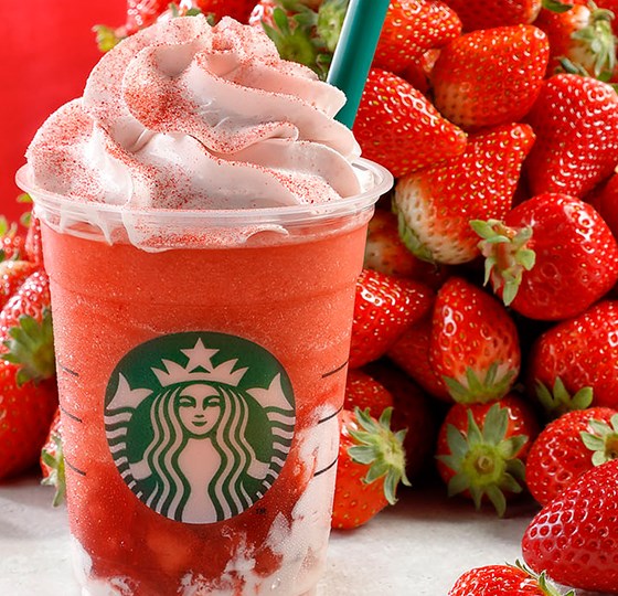 #STRAWBERRYVERYMUCHFRAPPUCCINO