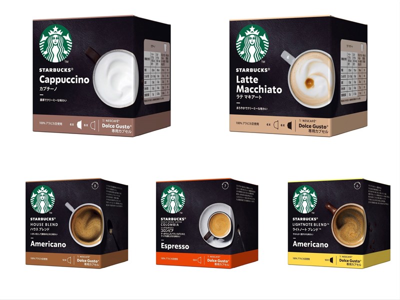 【スターバックス×ネスレ】ネスカフェドルチェグストにスタバ専用カプセル登場でおうちスタバが可能に！