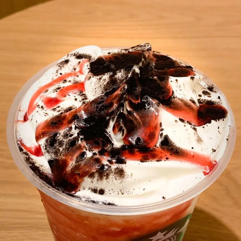 ハロウィンレッドナイトフラペチーノ