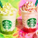 グリーンアップルジェリーフラペチーノ・ベイクドアップルピンクフラペチーノ