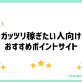 ガッツリ稼ぎたい人向けのおすすめポイントサイト