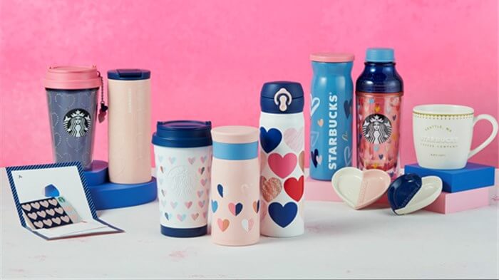 Starbucks Coffee - スタバ ステンレスタンブラー バレンタイン2018の+