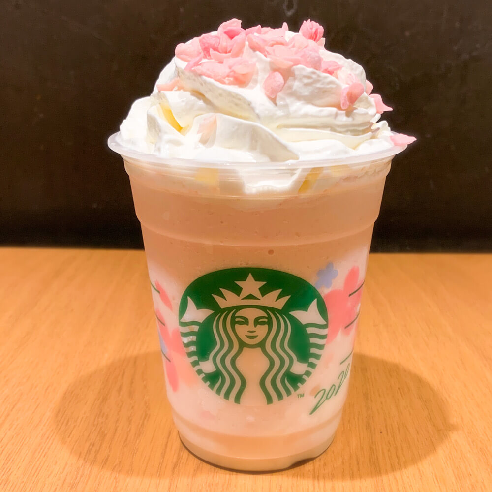 さくらミルクプリンフラペチーノ