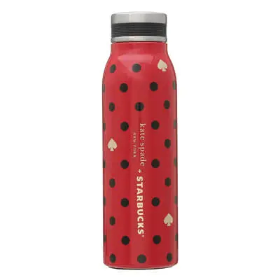 ステンレスボトル kate spade ポルカドット 444ml