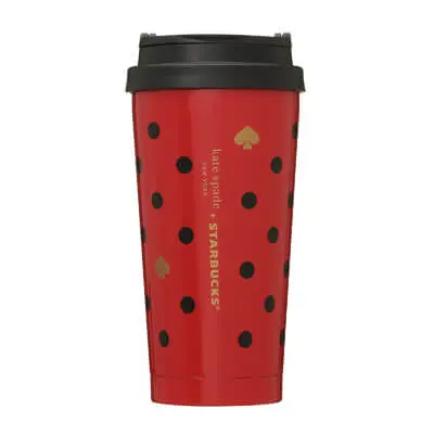 ステンレスタンブラー kate spade ポルカドット 473ml