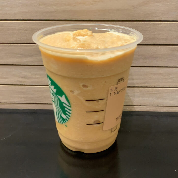 コールドブリューコーヒーフラペチーノ