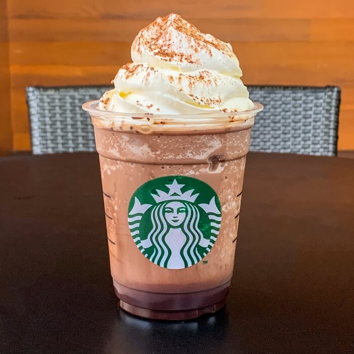 チョコレートティーケーキフラペチーノ