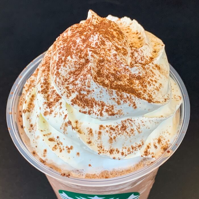 チョコレートティーケーキフラペチーノ