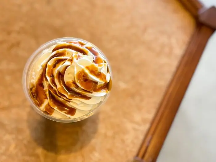ほうじ茶 meets キャラメルクリームフラペチーノ