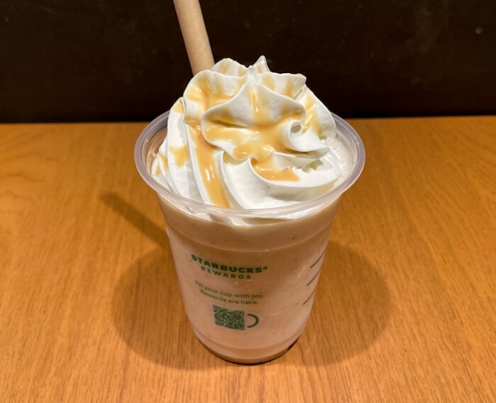 ベイクド&クリーミー生ホワイトチョコレートフラぺチーノ