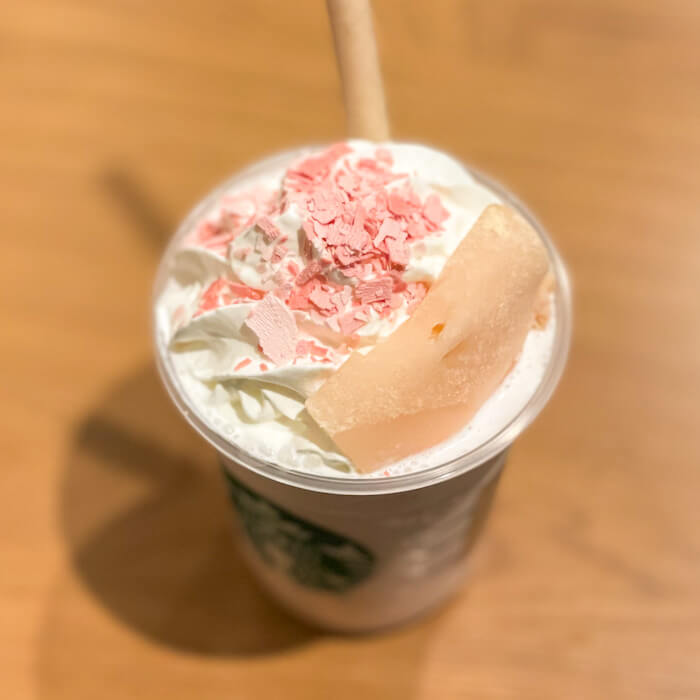 さくらストロベリー白玉フラペチーノレビュー