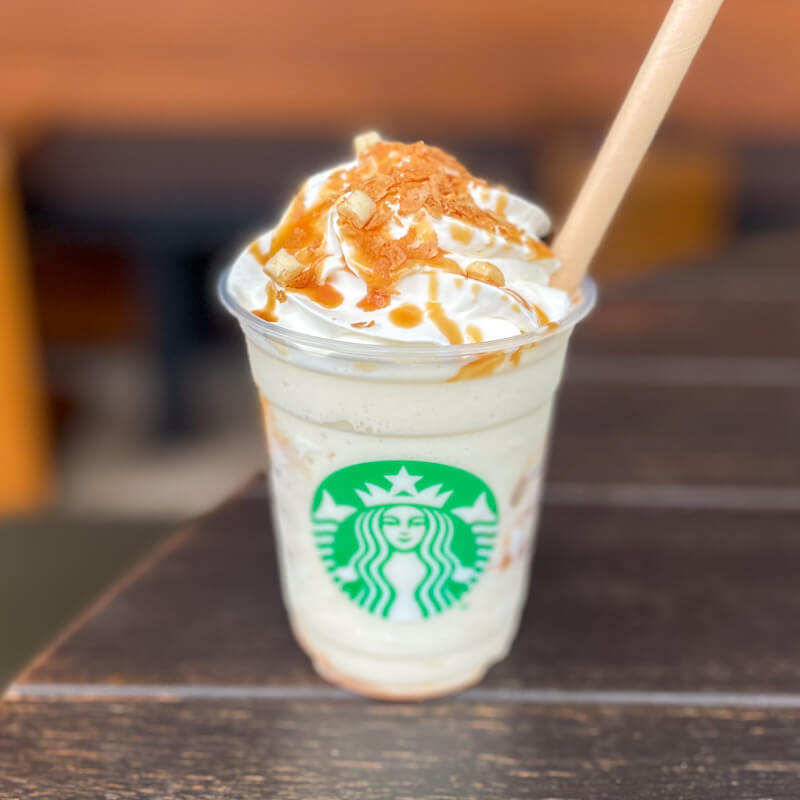 バターキャラメルミルフィーユフラペチーノ (2)