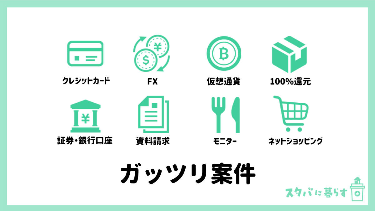 21年2月 ガッツリ稼ぎたい人におすすめの最強ポイントサイト9選 貯めやすさを徹底比較 スタバに暮らす