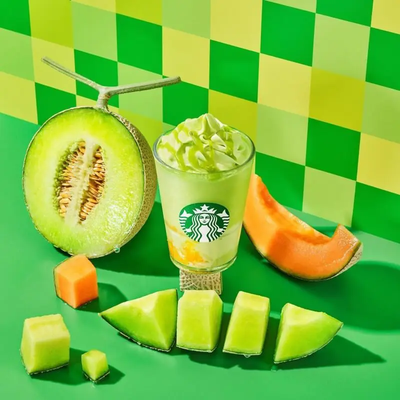 The メロン of メロン フラペチーノ